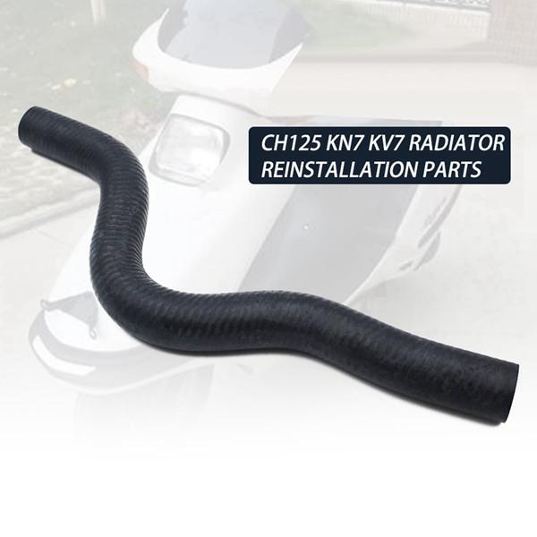 

1pc Black Rubber Motorcycle Engine Lower Radiator Hose for Honda none
