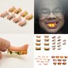 8/10/12Pcs Halloween Teeth  for Cosplay Party, Funny Gag Teeth Halloween Dentures Set for Adult Halloween Masquerade