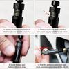 4 Stück Offroad-Reifenluftdruckminderer Ventil-Kit Auto-Stopp-Reifenluftdruckminderer 10-30 PSI Aufschraubbares Reifenluftablasswerkzeug für Auto Reifenfüller Werkzeug