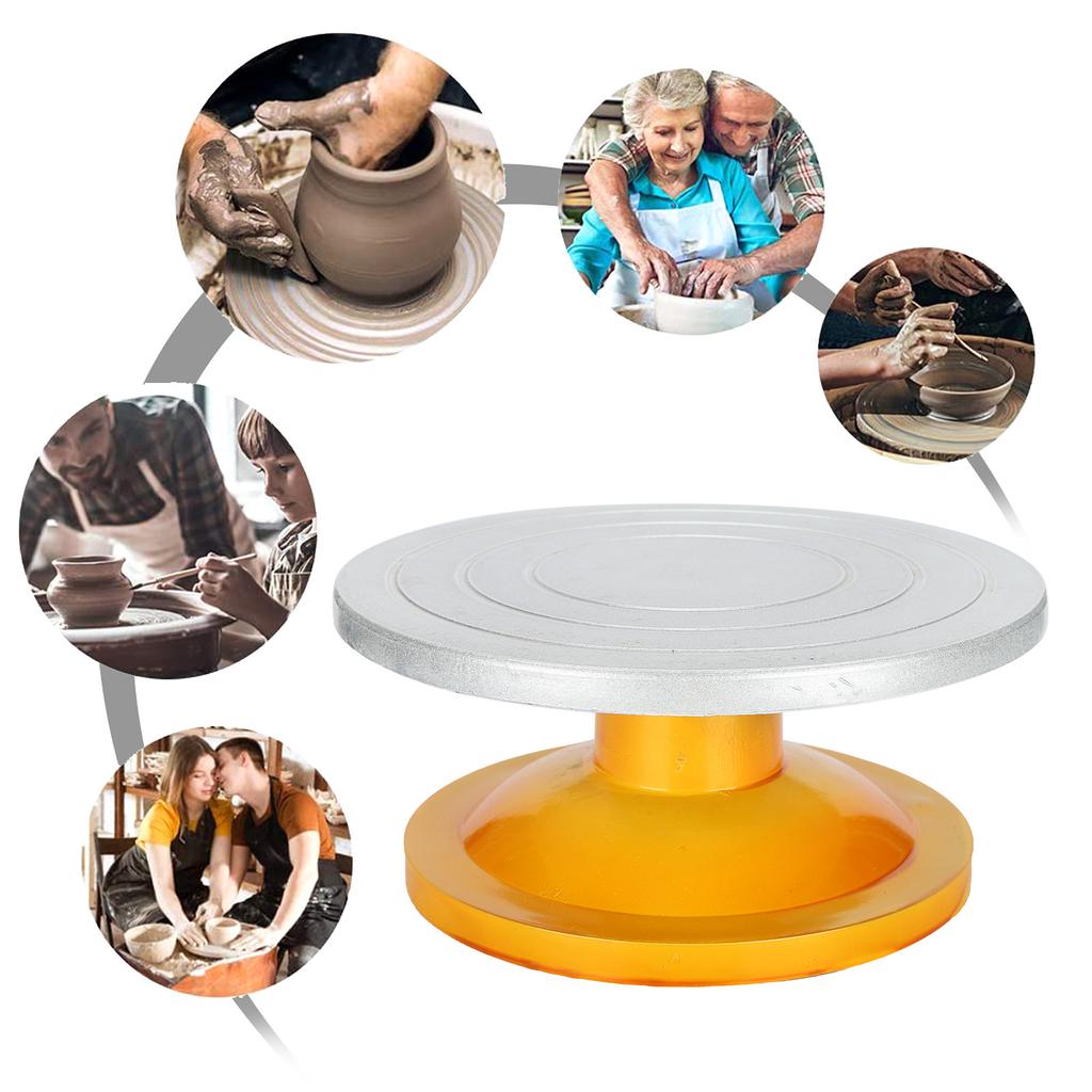 Model Making Machine Sculpture Tool Manual Carving Wheel Art Supply Pottery Wheel Turntable