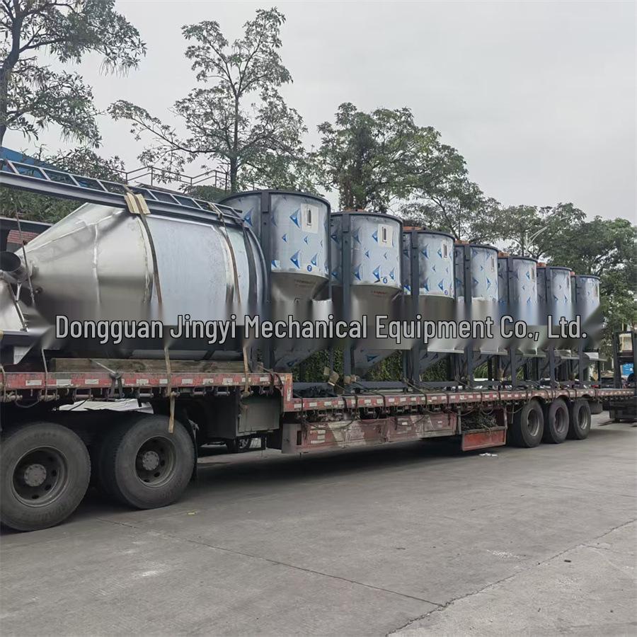 20-Ton Vertical Plastic Mixer with Stainless Steel Heating & Drying Barrel