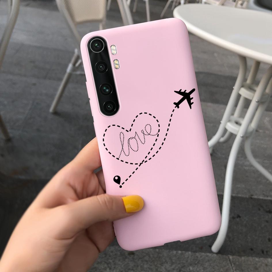 For Xiaomi Mi Note 10 Lite Case 6.47" Fashion Cute Girls Painted Soft TPU Cover For Xiaomi Note 10 Lite MiNote10 Lite Phone Case