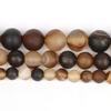 6/8/10mm Natural Stones Beads Coffee Gobi Agate Round Onyx Loose Spacer Beads for Jewelry Making DIY Bracelet Accessories 15inch