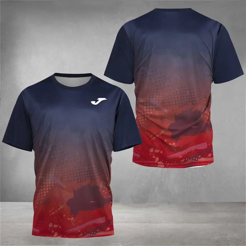 Summer Fashion Personalized Creative Pattern 3D Printed Men's Round Neck Casual Sports Comfortable Loose T-shirt