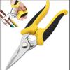Stainless Steel Manually Shears Multifunction Electrician Wire Cutters Portable Cable Scissors