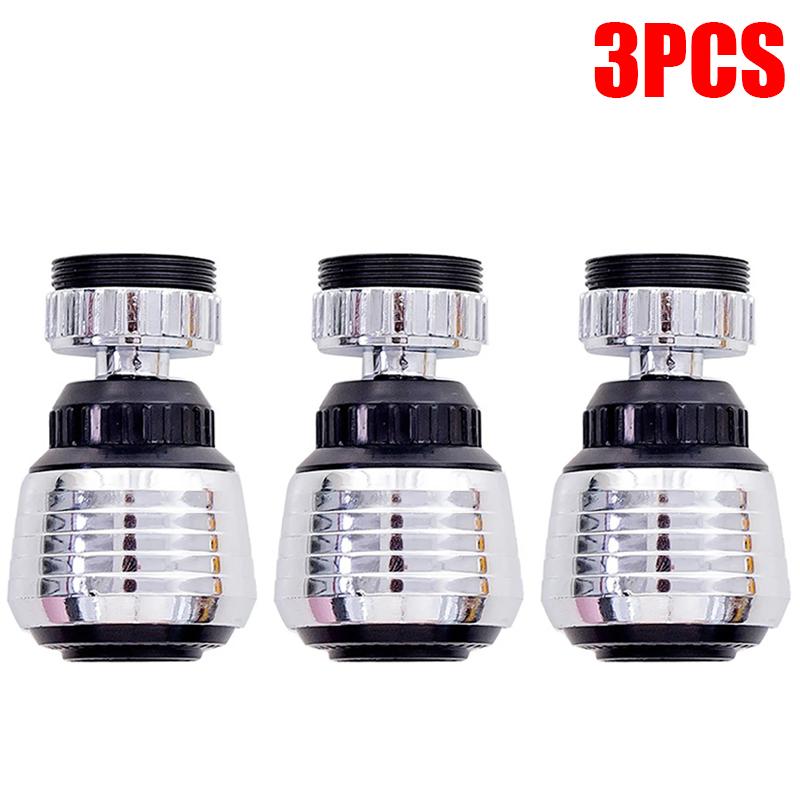 Kitchen Stainless Steel Faucet Sprinkler Water-saving Device Lengthening Rotating Splash Proof Sprinkler Spray Extender Bubbler