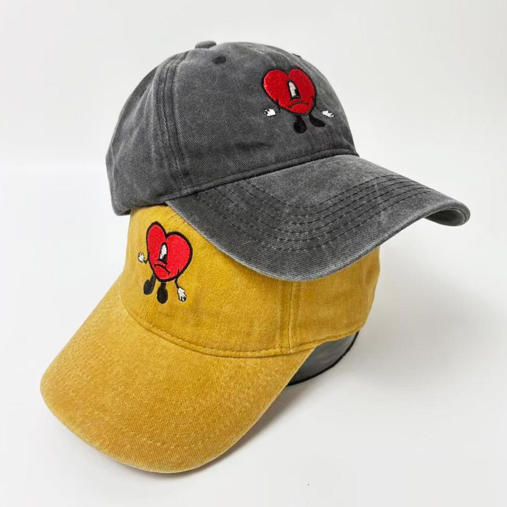 Neue Bad Bunny Denim Baseballkappe Snapback Hut Herren Un Verano Sin Ti Musikmütze Sommer Herbst Vintage Kappe