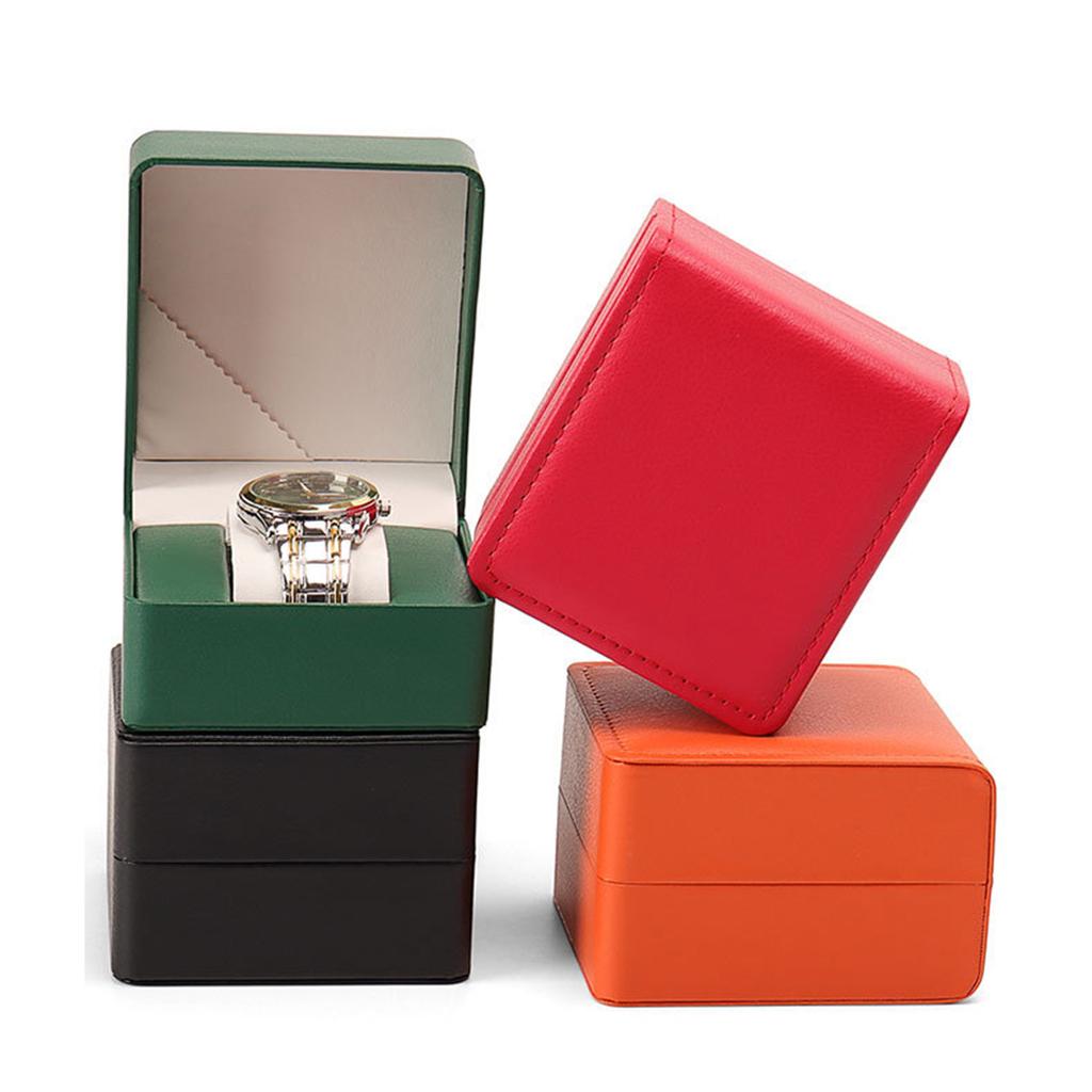 Vintage pouzdro na hodinky Ručně vyrobený organizér Krabička na hodinky Kontejner Personalizovaná PU kožená krabička Držák na příslušenství