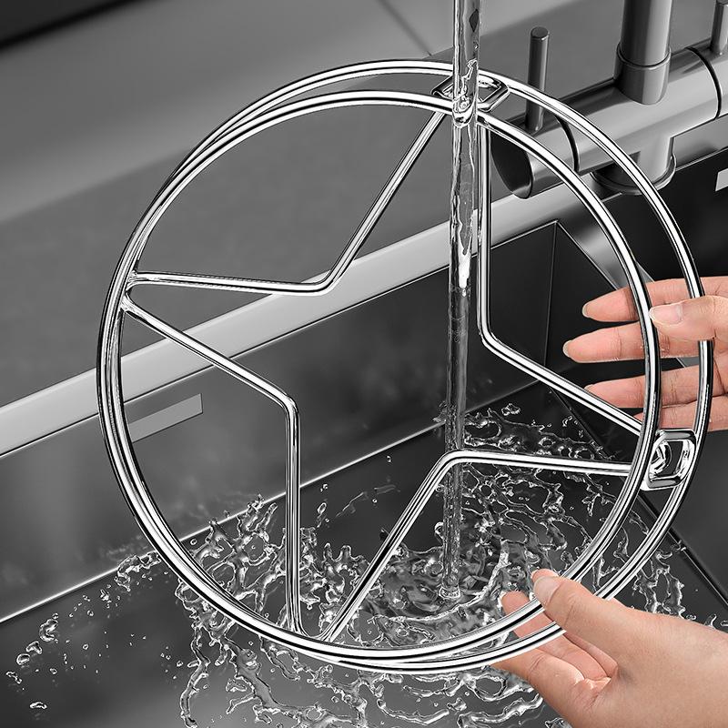 Stainless Steel Pots and Pans Household Kitchen Shelves Multifunctional Shelves Heat Insulation Brackets Storage Steam Racks