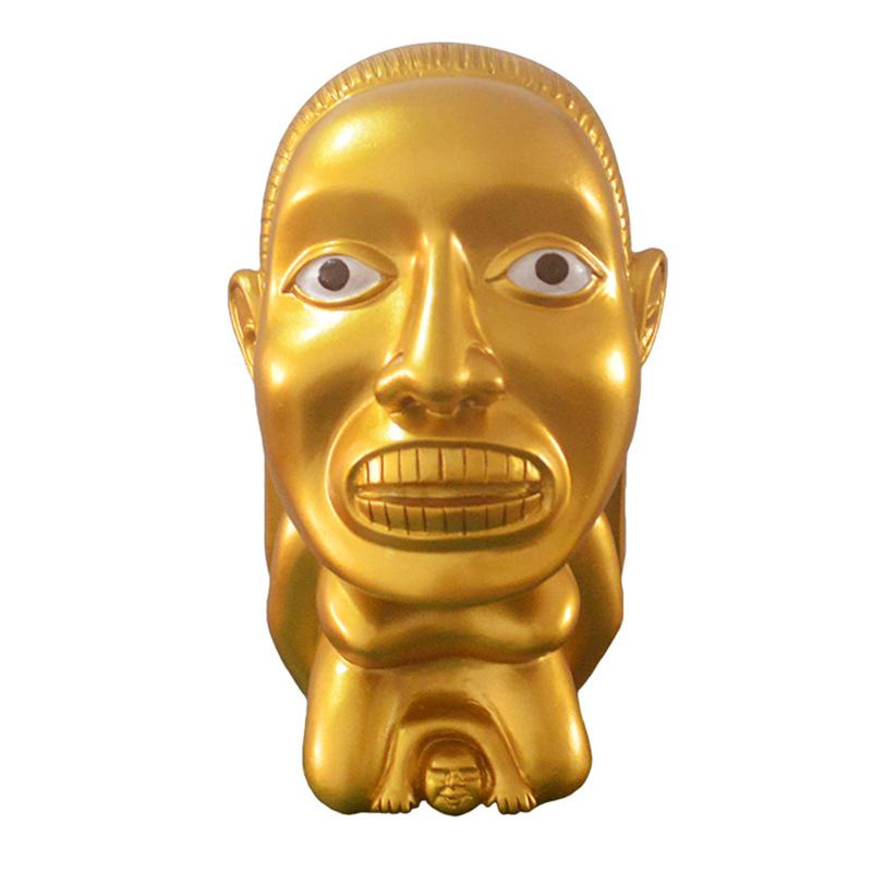 Indiana Jones Idol Goldene Fruchtbarkeitsstatue Fruchtbarkeitsidol Skulptur Mit Auge