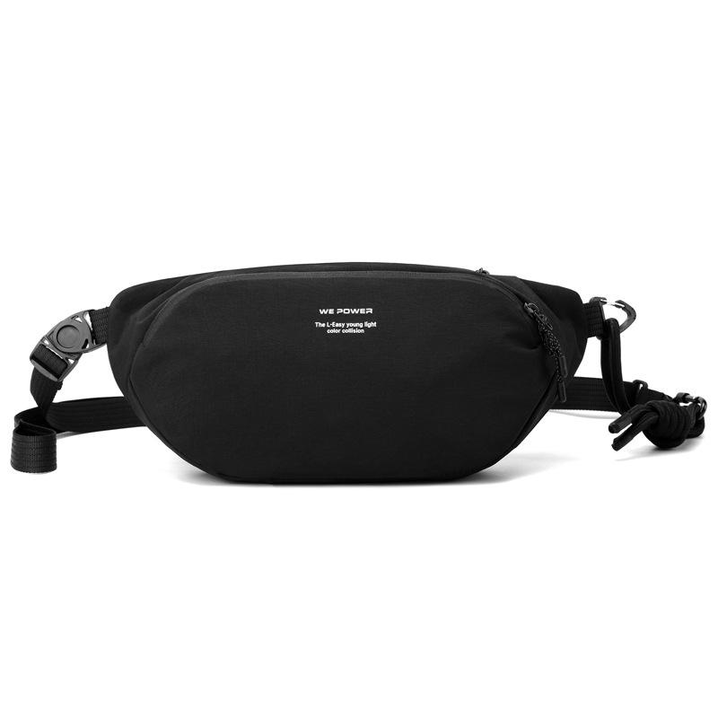 WEPOWER tide messenger bag portable commuter shoulder bag dumpling bag travel breast bag one size чёрный 1590₽