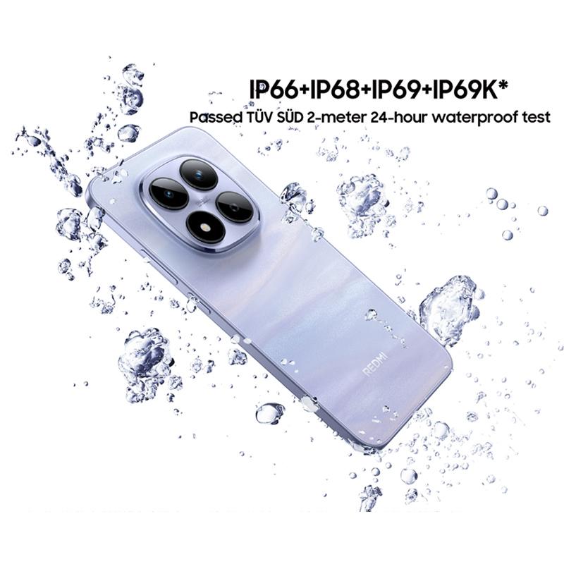 רום גלובלי Xiaomi Redmi Note 15 Pro סמארטפון מצלמות כפולות 50MP עמיד בפני זעזועים עמיד במים חיי סוללה ארוכים גרסת סין