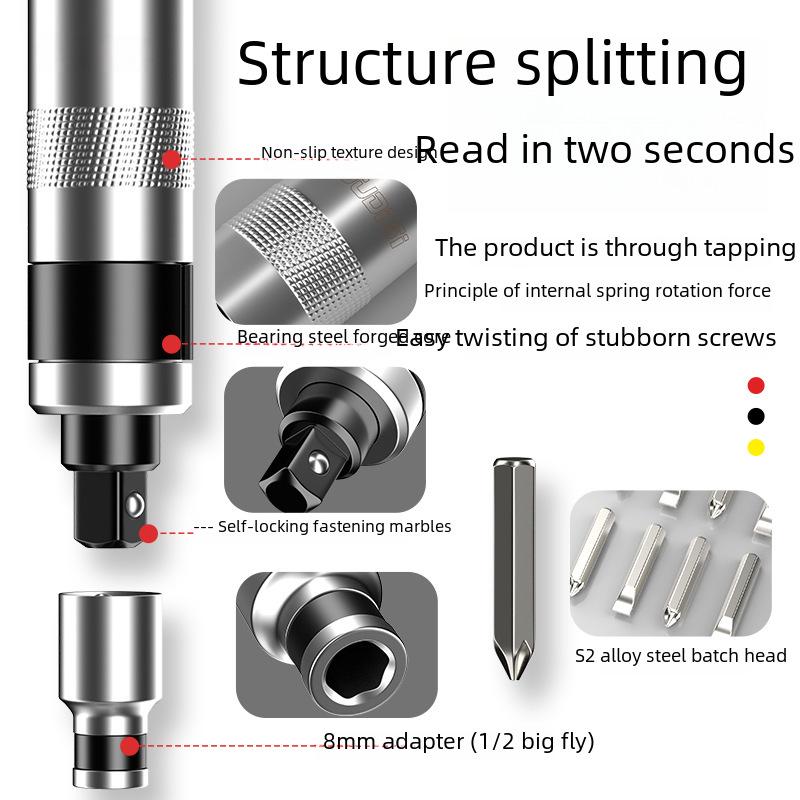 Juego de Atornillador de Impacto y Martillo: Aflojar, Extraer y Atornillar sin Esfuerzo.