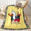 Horse Blanket Comfortable Perfect for Livingroom Seaside Sofa All-Season Use Modern Ideal Gift For Birthday Valentine'S Day