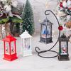 Christmas Snowman & Santa Candle Lantern - Holiday Night Light & Decor Ornaments