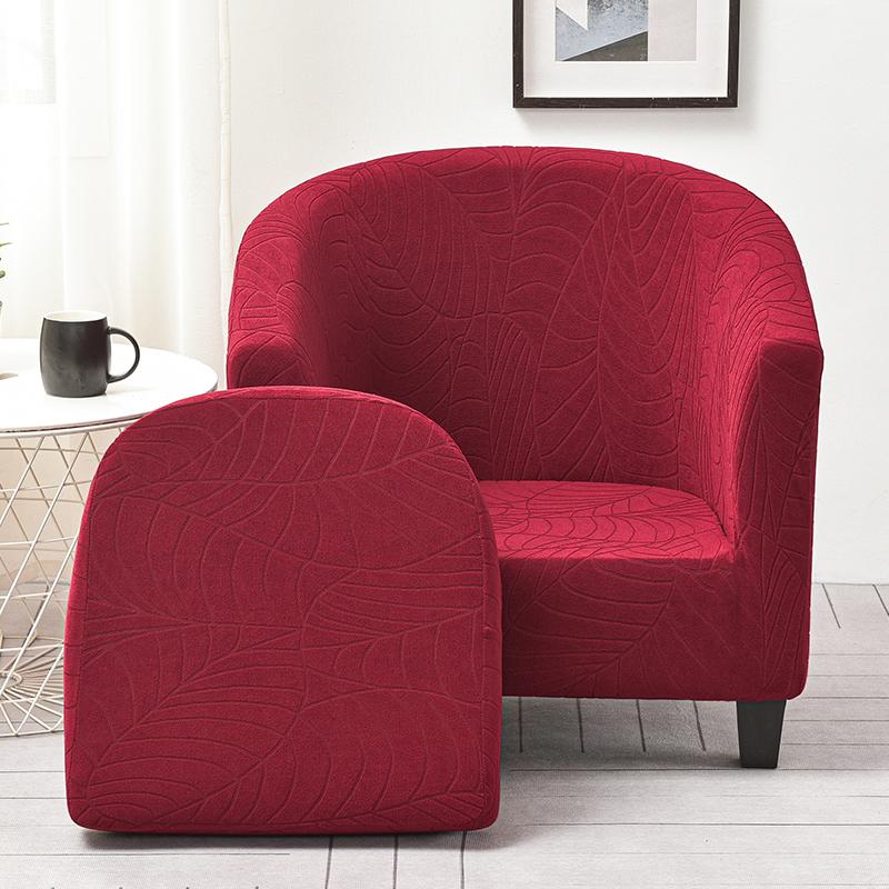 2-teiliger Sesselbezug Stretch Sesselbezug Jacquard Ohrensesselbezug Sofabezug für Wohnzimmermöbel Schutz