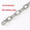 304 Stainless Steel Coarse Chain: Pet Dog, Iron Ring, Chandelier, Tag, and Clothes Drying Chain