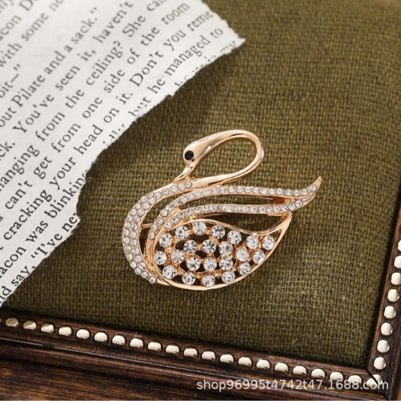New Alloy Brooch High-end Niche Women's Peony High-end Pin Coat Suit High-end Versatile Brooch