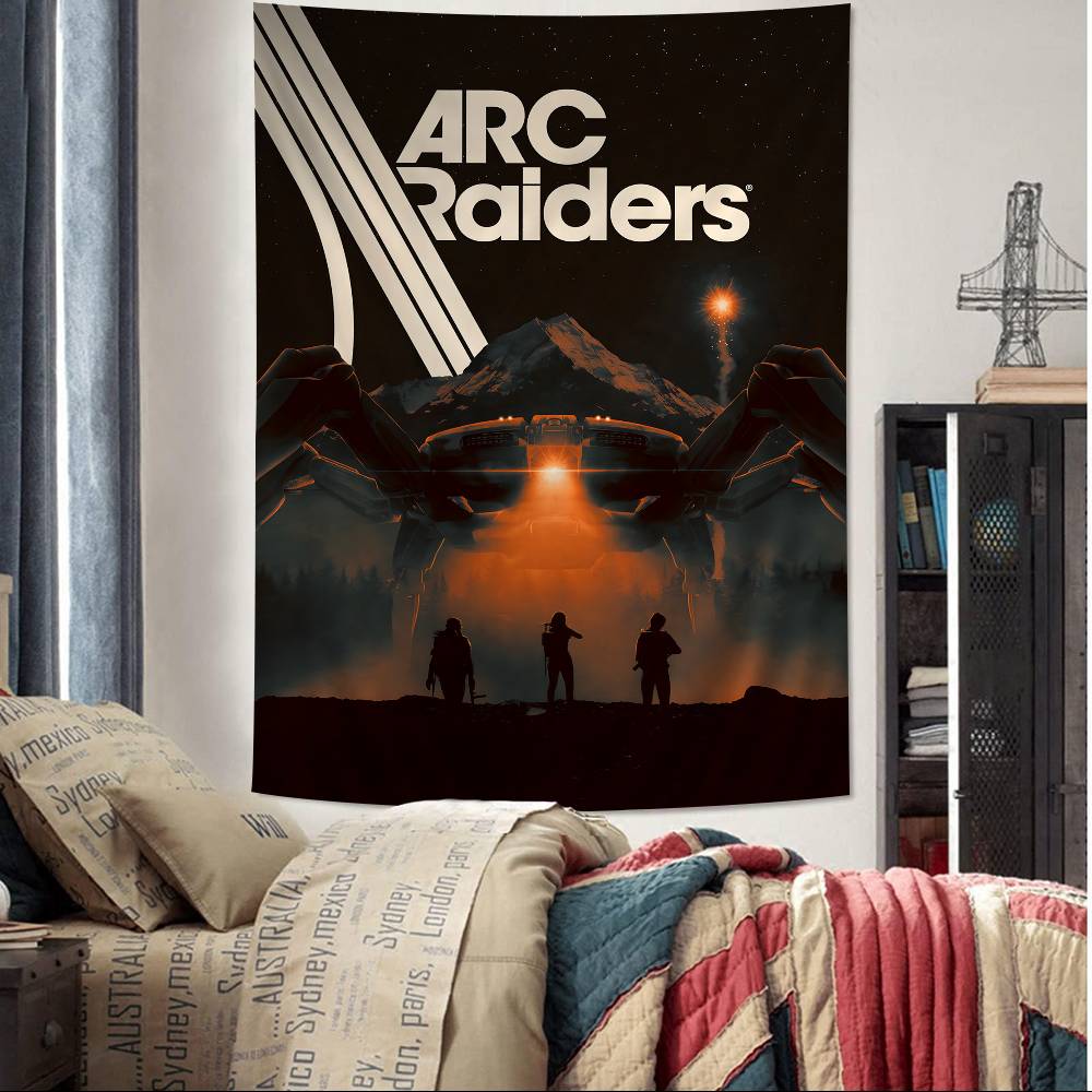 

Game Aarc Raiders Anime Tapestry Hippie Flower Wall Carpets Dorm Decor Wall Hanging Home Decor 74x94cm(29x37in)