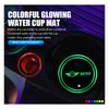 For MINI Car Cup Holder Bottom Pad 7 Color Luminous LED Coaster Cooper One S JCW Countryman R56 R50 R53 R55 F56 F55
