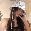 Broken Flowers Women Sunscreen Hat Adjustable Sunshade Hat Sweet Sun Hat  Outdoor