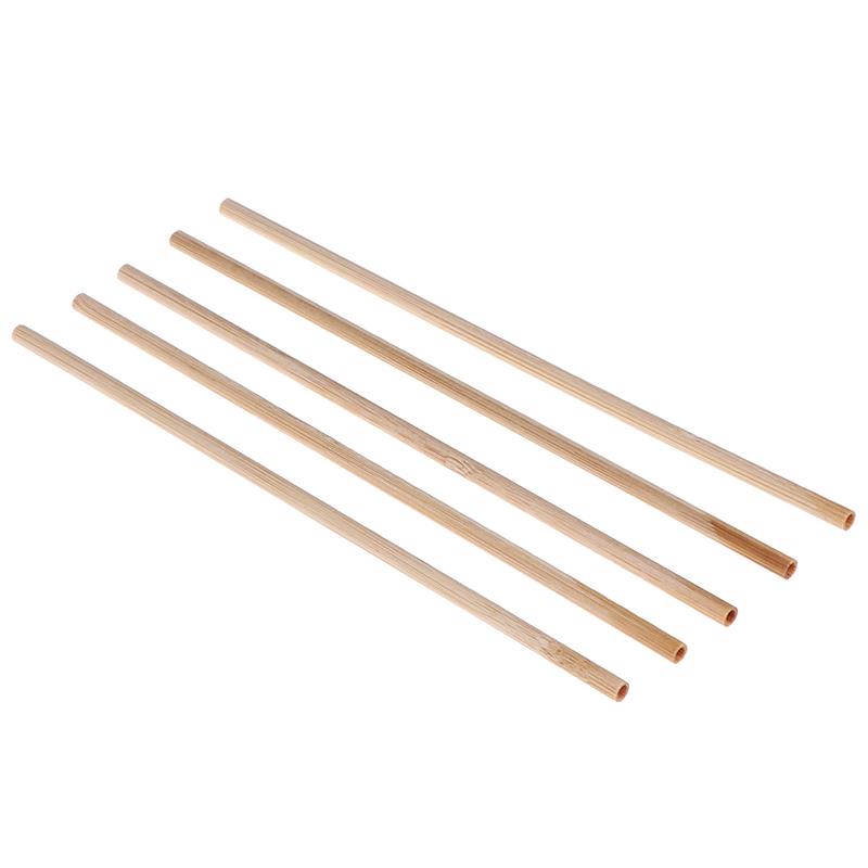 5Pcs Bamboo Drinking Straws Environmentally Friendly Household Utensils Straws