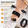 Nylon Elastic Strap Google Fitbit Air Straps Fitness Tracker Replacement Bands Adjustable for Google Fitbit Air Bands