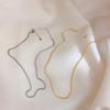 Korean Real Gold-Plated Versatile Clavicle Chain Necklace for Women