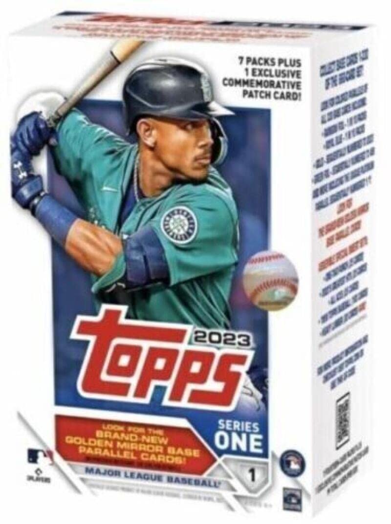 

MLB 2023 Topps Серия 1 Бейсбольные карточки Бластер-бокс Topps Серия 1 Бейсбольные карточки Бластер-бокс Карточки Главной лиги бейсбола
