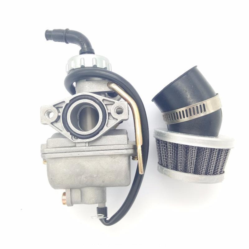 Carburetor & Air Filter For ATV 20mm Intake PZ20 TaoTao NST SunL Kazuma Baja 50cc~125cc серебряный