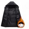 Kurtka męska z puchu kaczego w rozmiarze Plus Size 12XL, gruba, ciepła i odporna na zimno, luźna, z kapturem
