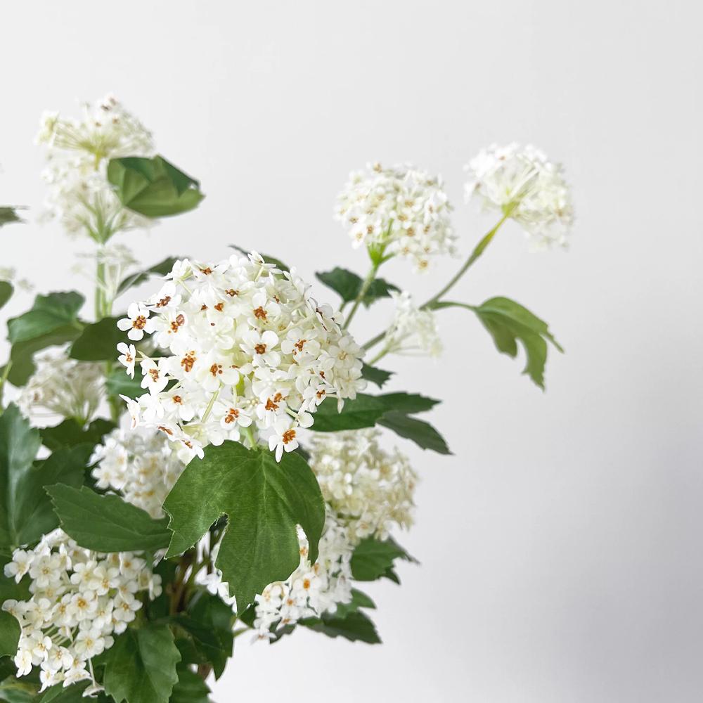 Weiß Rostig Klein Künstliche Blume Schneeball Kunststoff Braut Handgehaltenes Bouquet Florale Arrangements Natürliche Ästhetik Dekor Frühling