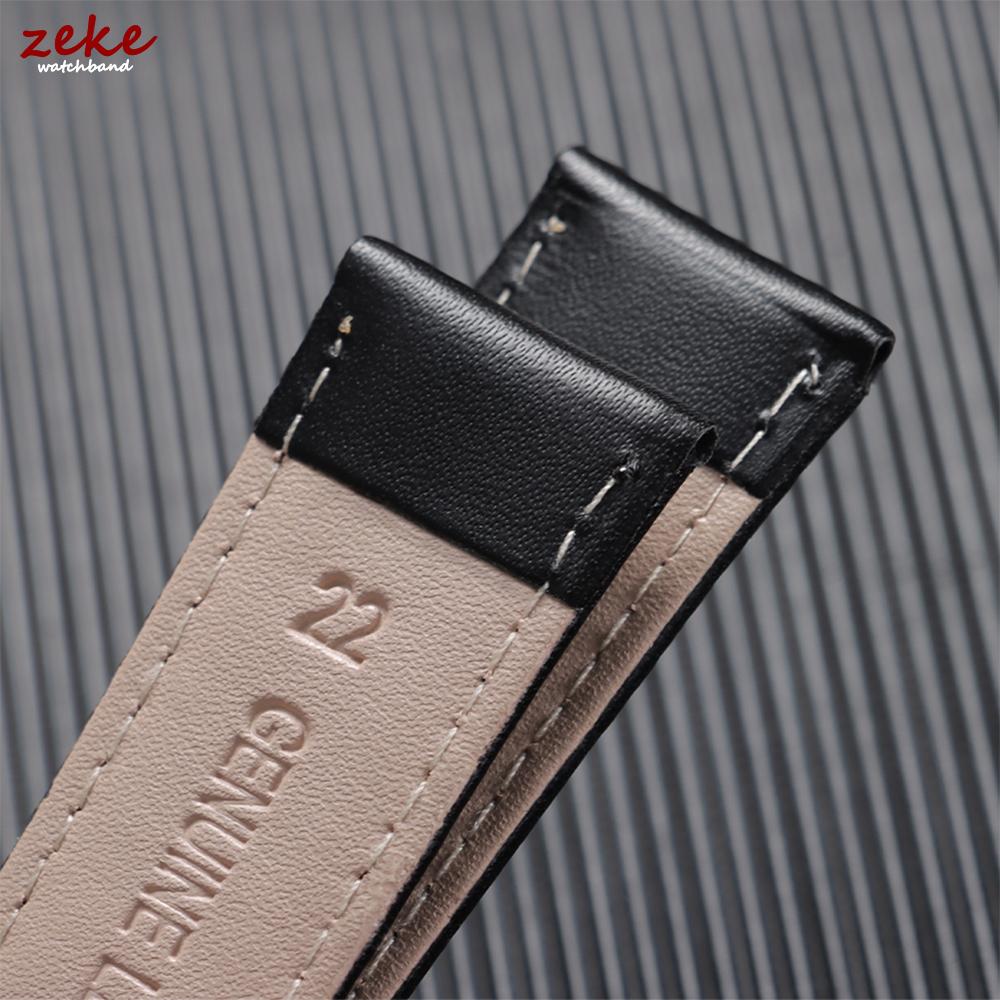 12mm 14mm 16mm 18mm 20mm 22mm 24mm Calfskin Leather Watchbands Soft Casual Wristwatch Band Starp with Stainless Steel Pin Buckle