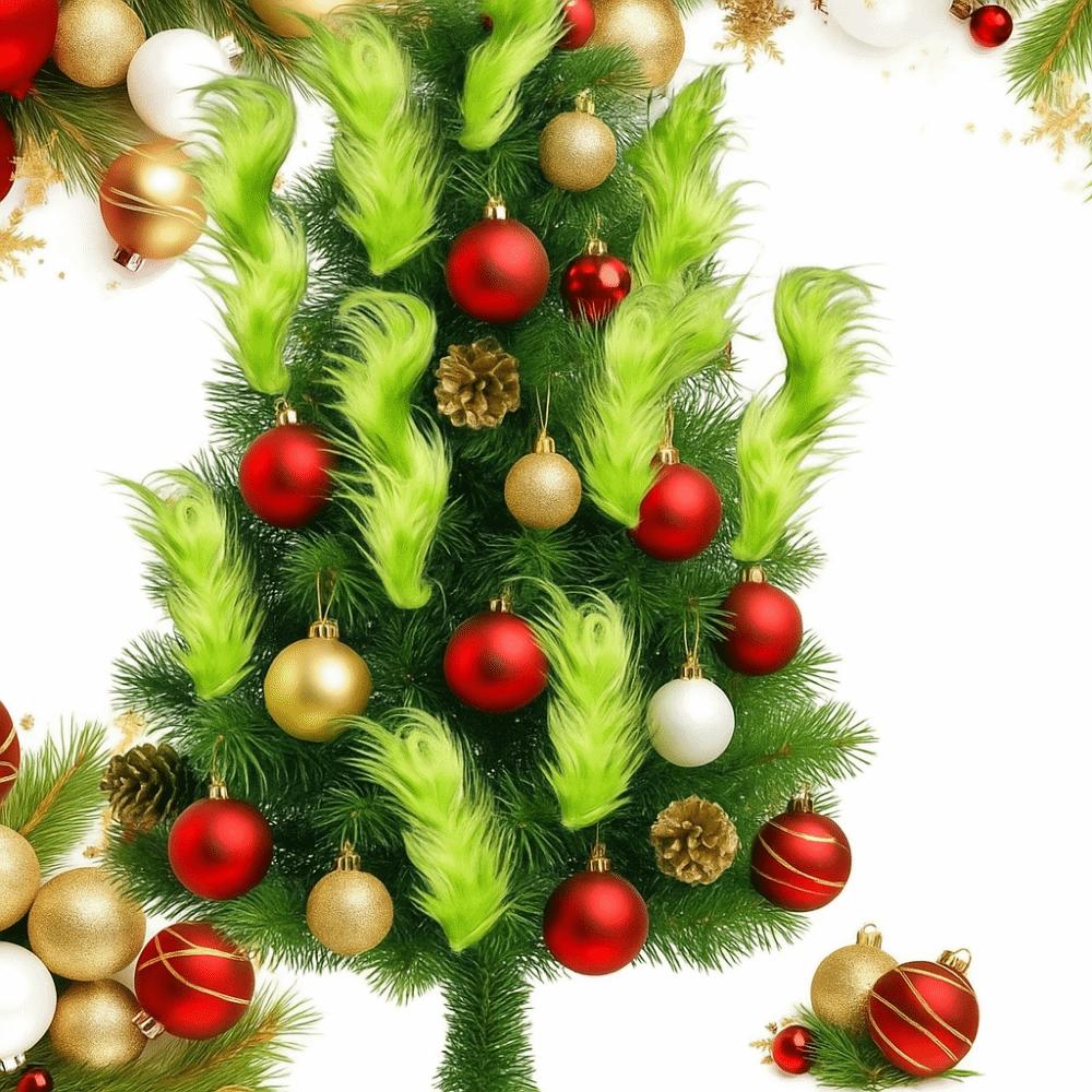 10pcs Artificial Fluffy Green Curling Rod Decoration Simulation Green Plants  Home Indoor Outside