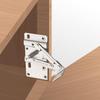 45° Downward Opening Door Hinge with Spring for Sink Cabinet