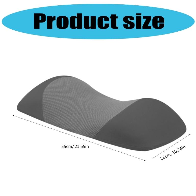 Ergonomisches Lendenwirbelstützkissen aus Memory-Schaum für Bürostuhl und Autositz Bietet überlegene Unterstützung & Komfort