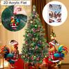 Christmas Chicken Advent Calendar 24-Day Countdown Box with Easy-Open Windows Multifunctional Holiday Decoration