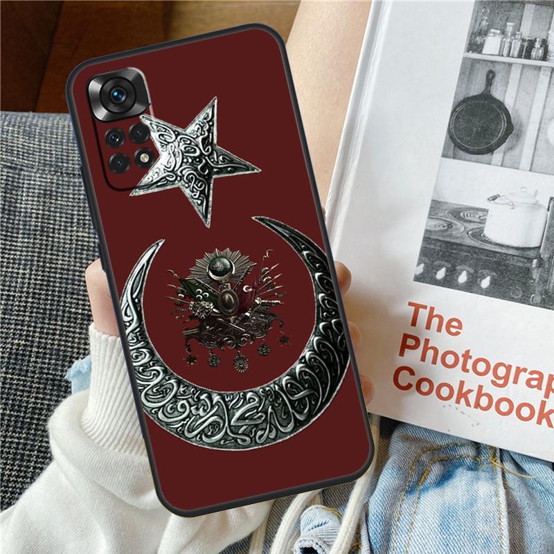 Turkey Turkish Flag Phone Case For Redmi Note 10 9 8 11 12 Pro 9S 10S 11S 12S Cover For Redmi 12 12C 9C 10C 13C