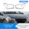 Car Headlight Lens Cover For Mazda 2 M2 2015-2019 Auto Front Headlamp Transparent Cover Lampshade Headlight Shell Lens Lamp Case