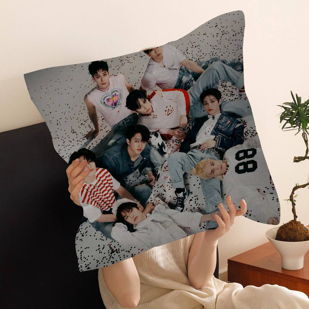 Kpop SStray KKids Personalized Pillow Cover Kids Bedroom Wild Party Decor Pillowcase kid Birthday shower Gift
