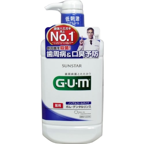 Gum Medicated Dental Rinse, Non-Alcoholic, 960ml