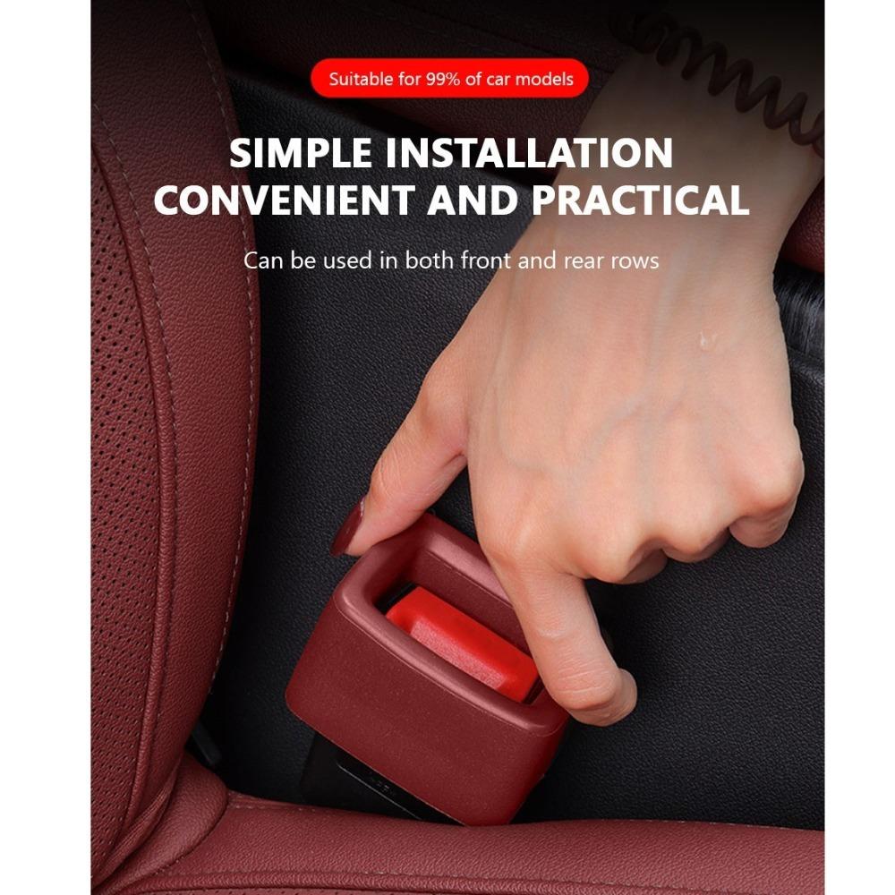 2Pcs Buckle Up Car Safety Belt Buckle Holder Anti Scratch Seat Belt Protection Cover  Vehicle