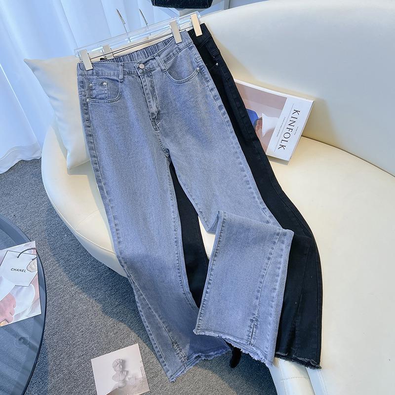 Plus Size Women s High Waist Flared Jeans - Slimming & Casual 7XL