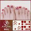 3D Faux Diamond Toe Nail Stickers, Waterproof Long-Lasting Skin Brightening Toe Nail Patches