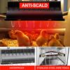 Chicken Coop Heat Lamp 250W Brooder Heater Lamp for Chicks Reptiles,2 Temp Mode Heating Lamp Adjustable Hanging Height Warmer Outdoor for Livestock