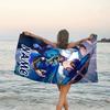 1pc Genshin Impact4 Beach Towel with Custom Name, Beach/Swimming/Bath/Picnic/Camping Towel, Suitable for Seaside Beaches