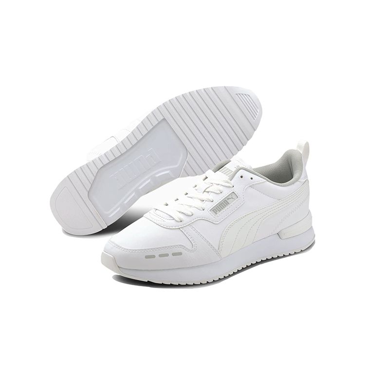 Puma R78 Triple White Unisex Sneakers 374127-02