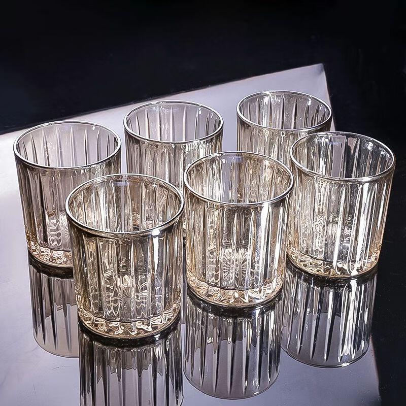 Jiakangming Crystal Glass Whiskey & Beverage Tumblers 350ml