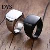 Herren Damen Ring Paar Einfacher Stil Hip Hop Geometrisch Glänzend All-Match Dekoration Quadratisch Geschenk Hochzeit Verlobung Schmuck für den täglichen Gebrauch Band