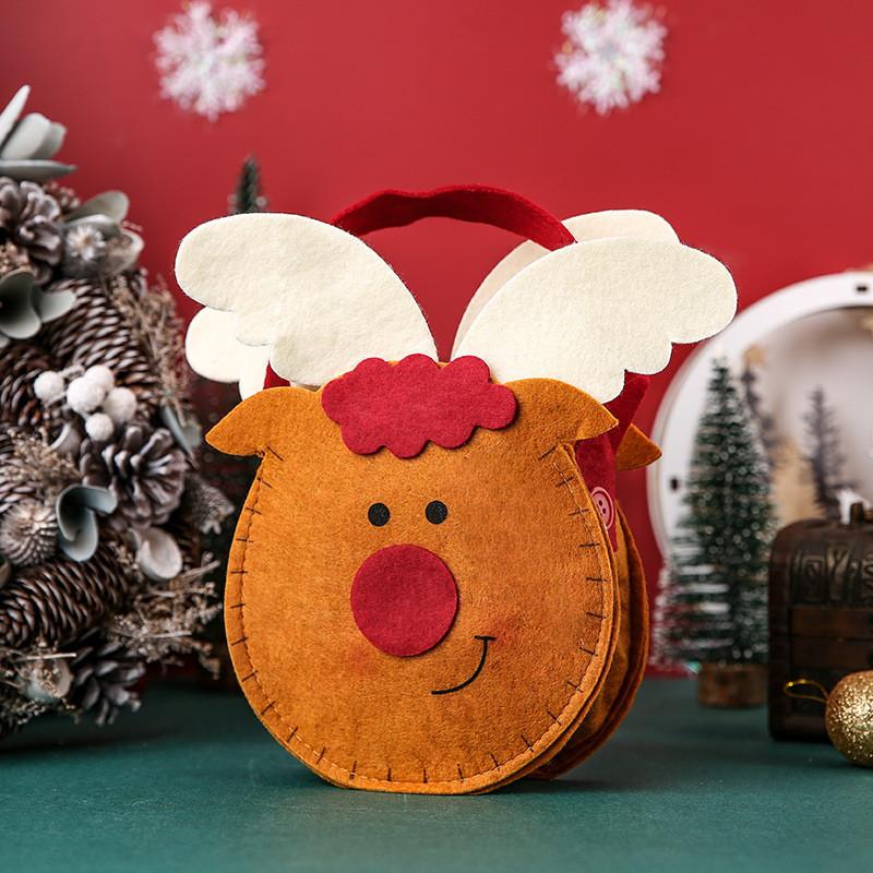 Adorable Christmas Apple Bags For Festive Decoration And Gift Wrapping For Kids